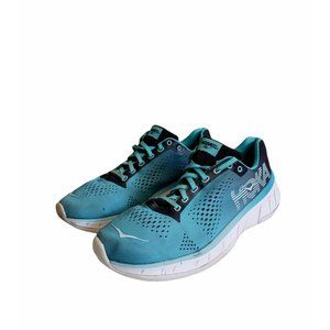 Hoka One One Women's CAVU 1019282 Black Bluebird Comfort Running Shoes Size 8.5